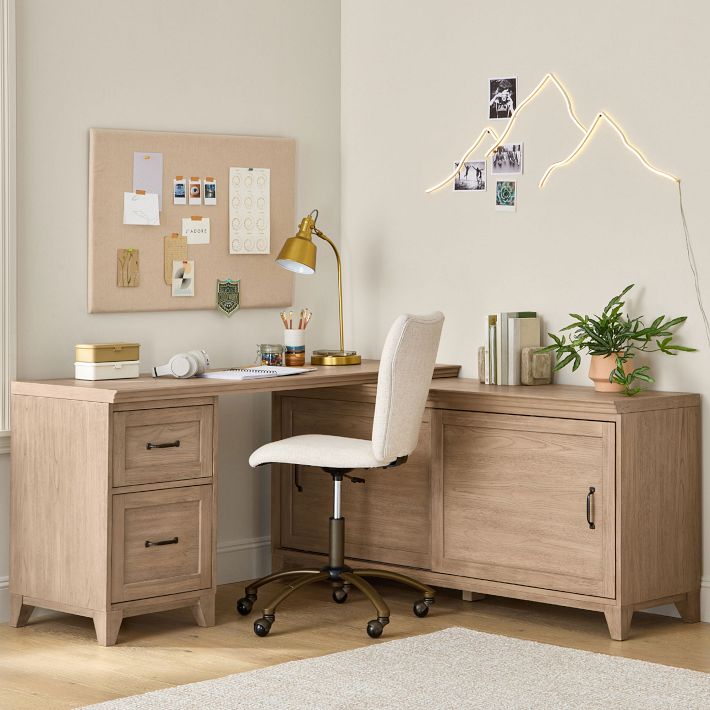 Pottery Barn L Shaped Desk
