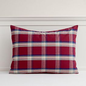 New England Plaid Standard Sham