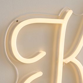 Create Your Own - Single Letter Script Neon LED Wall Light
