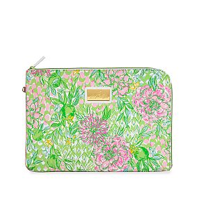 Lilly Pulitzer Lime Feeling Good Tech Case &amp; Pouch Set