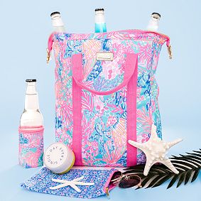 Lilly Pulitzer Splendor in the Sand Backpack Cooler