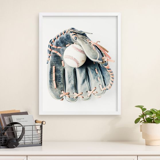 Minted® Baseball 2 Wall Art by Helen Makadia | Pottery Barn Teen