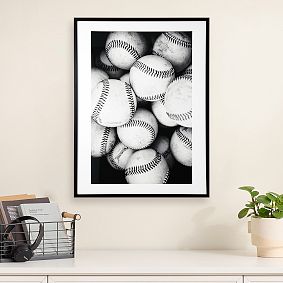 Minted® Play Ball Framed Art by Kamala Nahas