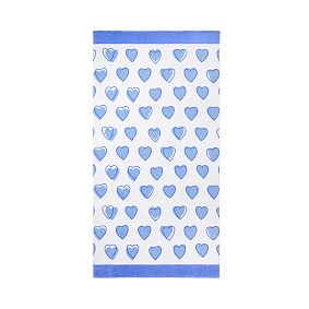 Roller Rabbit Hearts Beach Towel UPF 50+
