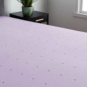 Lavender-Infused Memory Foam Mattress Topper