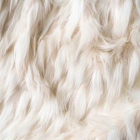 Winter Fox Faux Fur Hang-A-Round Chair