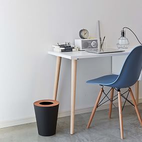 Round Rim Trash Can