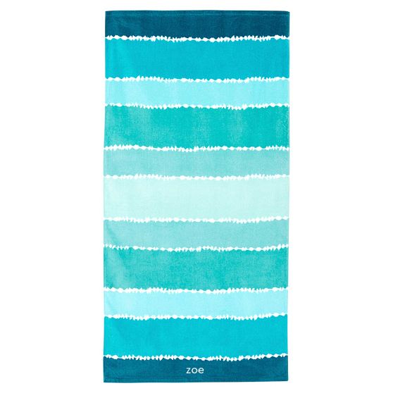 Tie-Dye Stripe Beach Towel UPF 50+, Pool