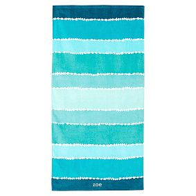 Tie-Dye Stripe Beach Towel UPF 50+, Pool