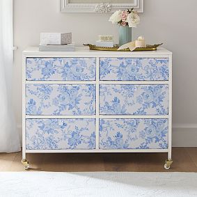 LoveShackFancy 6-Drawer Rolling Storage Organizer (31.75"x24.25")