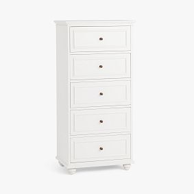 Chelsea 5-Drawer Tower Dresser (26w x 18d")