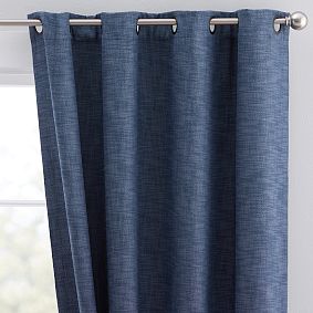 Open Box: Seaton Grommet Blackout Curtain, 52"W x 96"L - Navy