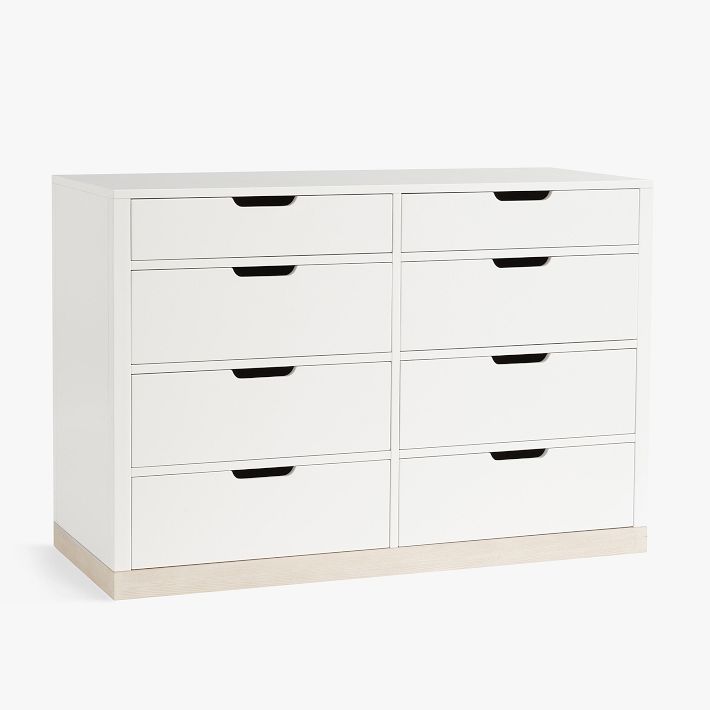 silver dresser Ramon 6-drawer Dresser Metallic Sterling
