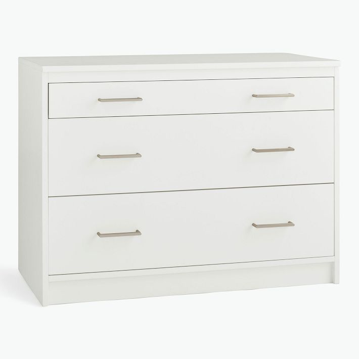 Sleep and Study Wide Dresser, Simply White Sleep and Study Wide Dresser, Simply White