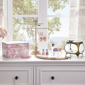 LoveShackFancy Pink Floral Jewellery Box