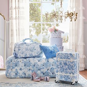 LoveShackFancy Jet-Set Garden Party Damask Duffle Bag