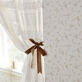 LoveShackFancy Prairie Wildflower Wallpaper Samples - Natural