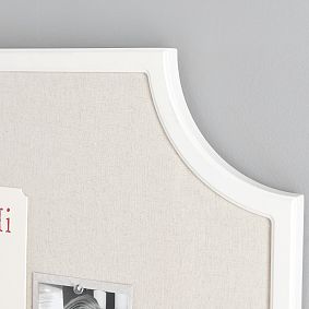 No Nails Scallop Framed Pinboard (24"x36")