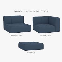 Build Your Own - Cushy Wrangler® Denim Sectional
