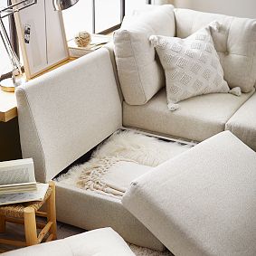 Burnett L-Shaped Sectional Set with Storage (96")