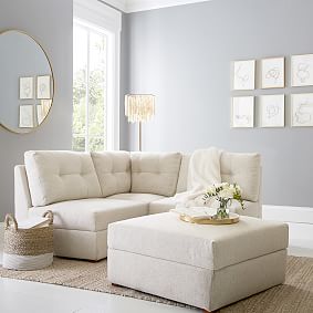 Burnett L-Shaped Sectional Set with Storage (96")