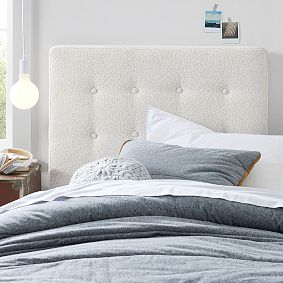 Tufted No Nails Dorm Headboard