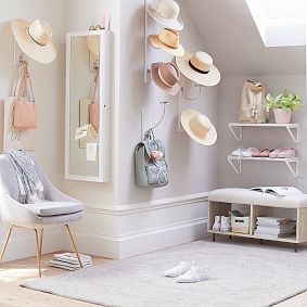 Vertical Hat Storage Wall Hooks