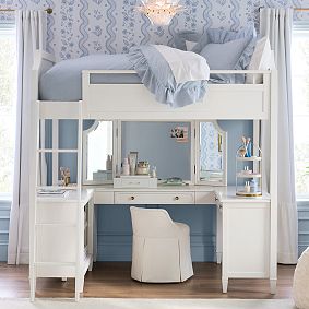 Glass Petal Tiered Flush Mount (18")