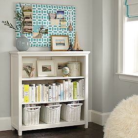 Beadboard Wide Bookcase (43")