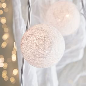 Woven Globe String Lights