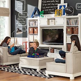 Beadboard Media Hutch (49