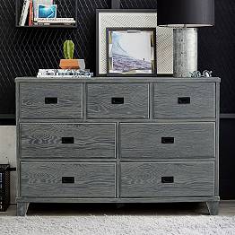 Findley 7-Drawer Wide Dresser (48.5w x 21d")