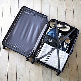 Open Box: Channeled Hard-Sided Ombre Carry-on Spinner