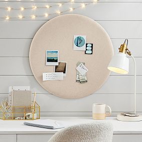No Nails Round Pinboard (24")