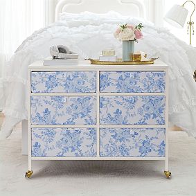 LoveShackFancy 6-Drawer Rolling Storage Organizer (31.75"x24.25")