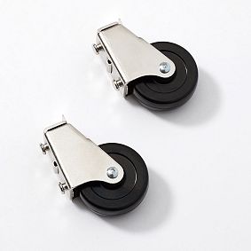 Silver Dorm Trunk Wheels, Set of 2