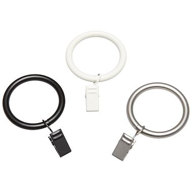 Curtain Rings w/ Clips