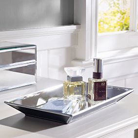 Mirrored Jewelry Tray