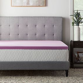 Lavender-Infused Memory Foam Mattress Topper