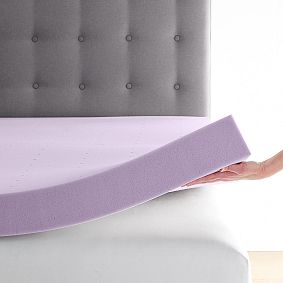 Lavender-Infused Memory Foam Mattress Topper