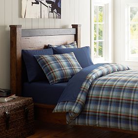 Rally Plaid Duvet Cover