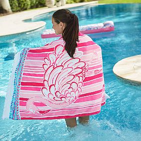 Lilly Pulitzer Flamingo Beach Towel UPF 50+