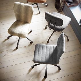Tweed Charcoal Lane Desk Chair