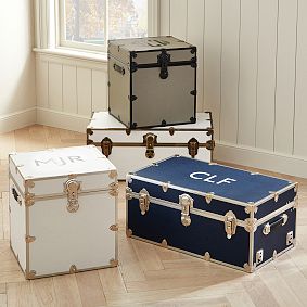 Monogram Cube Dorm Trunk (18")