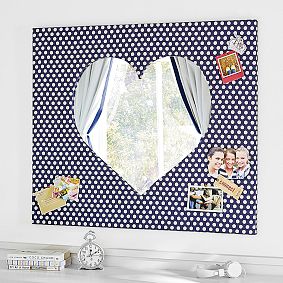 Heart Pinboard Mirror