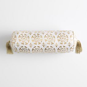 Metallic Printed Bolster Pillow