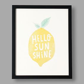 Minted® Sunshine Lemon Framed Art