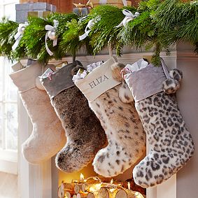 Faux-Fur Stockings
