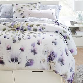 Flora Obscura Organic Duvet Cover