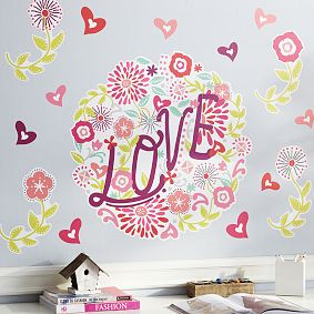 Floral Love Decal